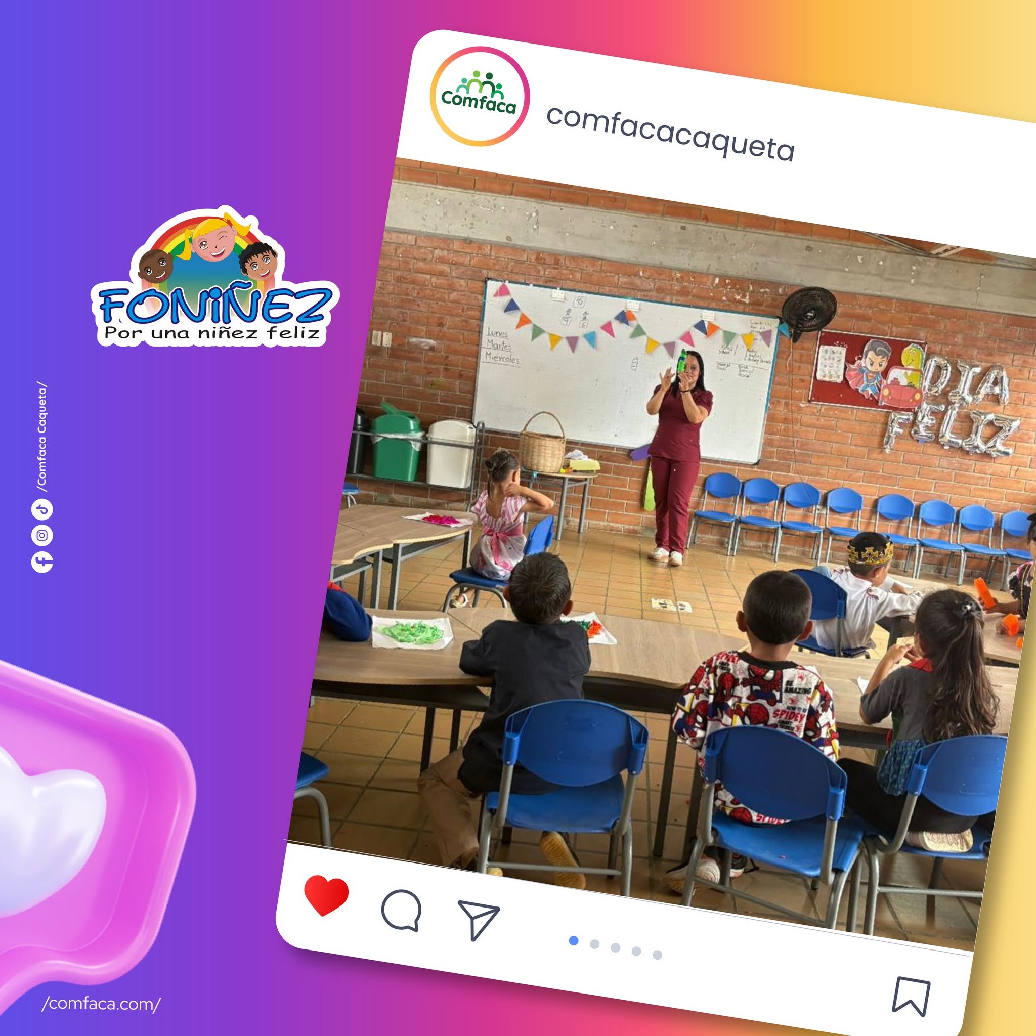 Actividades lúdico-educativas del programa de primera infancia