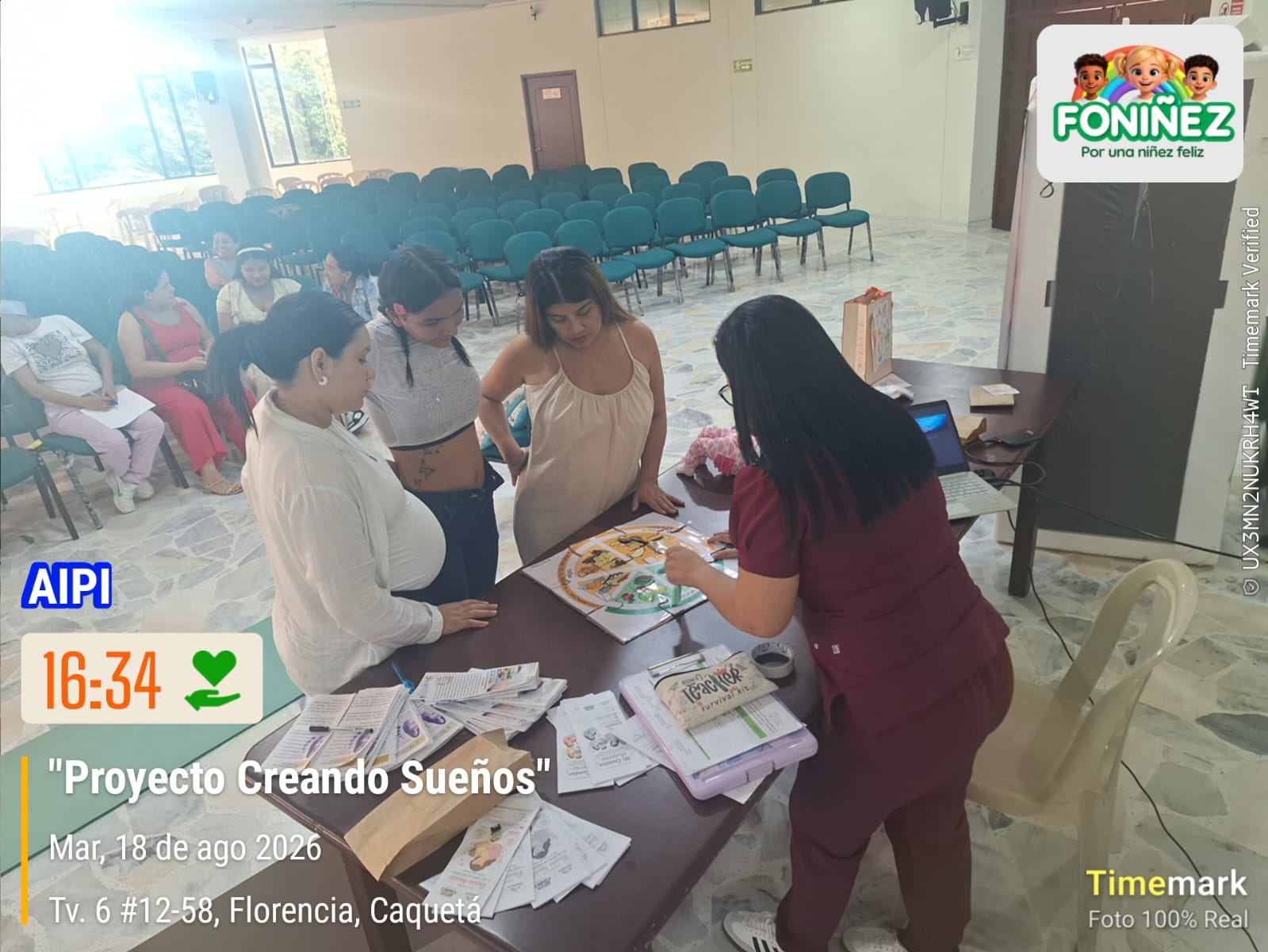 Actividad con madres y familias
